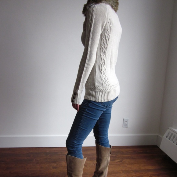 Simons Twik - Beige Knit Sweater - Picture 3 of 6